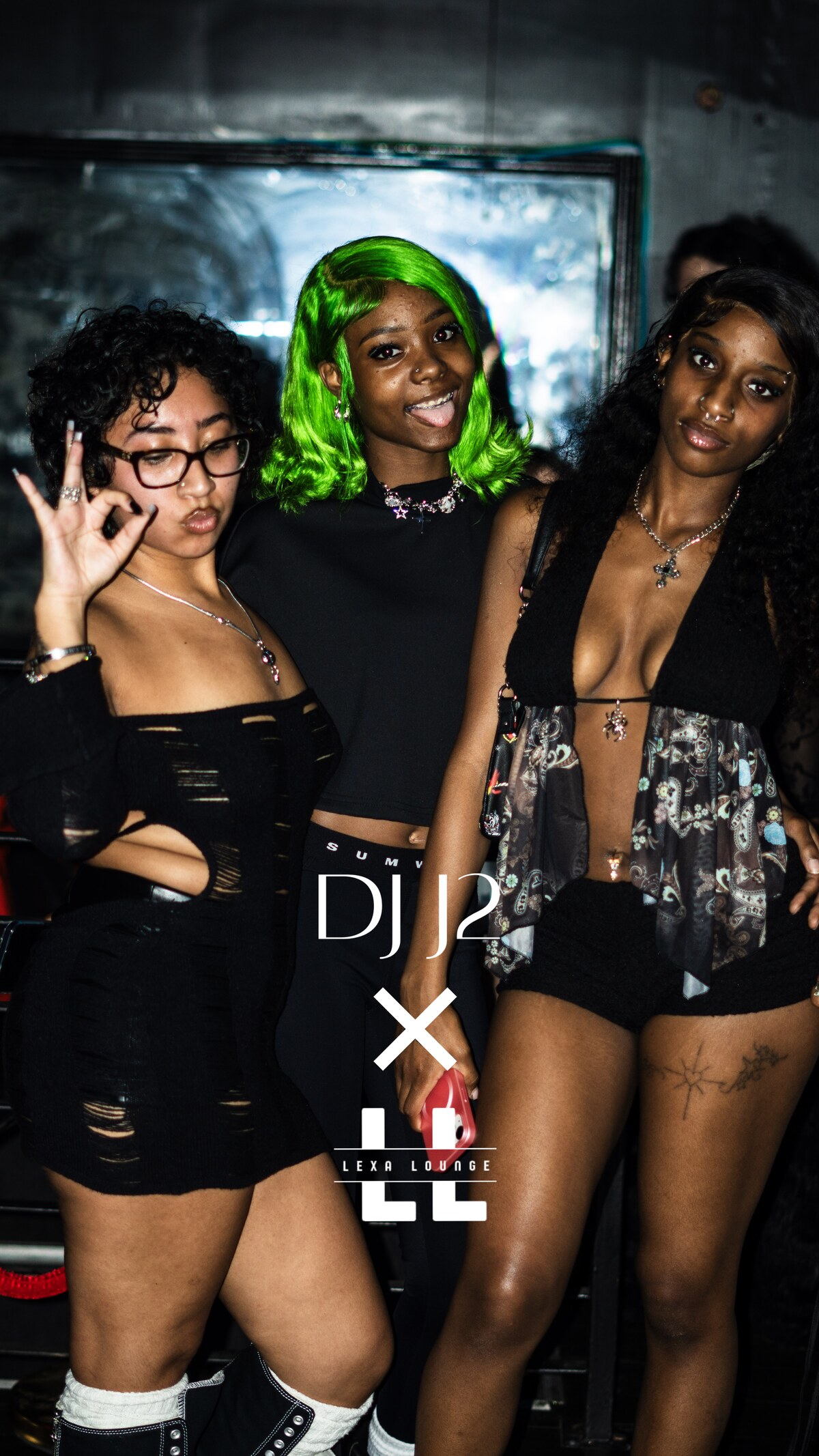 Lexa Lounge × DJ J2 nightlife campaign